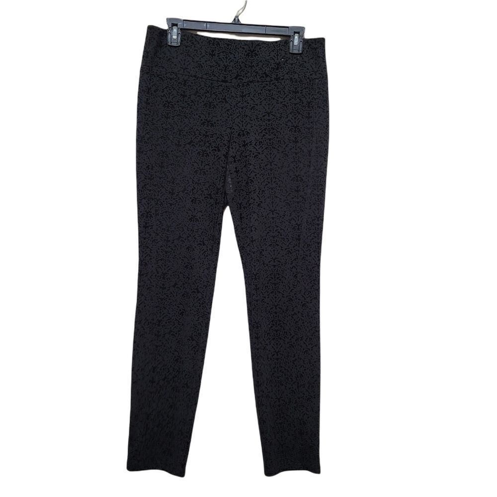 Style & Co. Pull-on Velvet Brocade Slim Pull-on Pant S